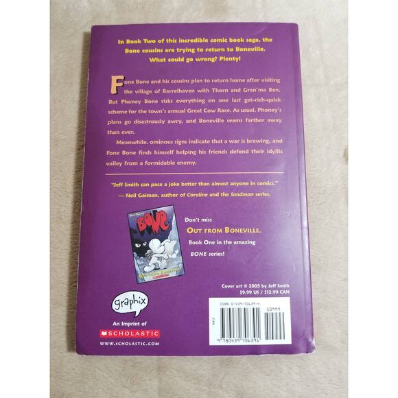 Bone Book The Great Cow Race - Eyes of the Storm Jeff Smith 2006 Vintage - Picture 6 of 13